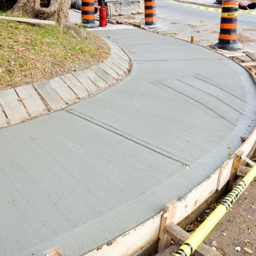 ongoing Concrete-walkway-installation-1